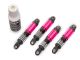 Traxxas Alu GTM Pro-Dämpfer mit Federn (4) pink TRX12060-PINK
