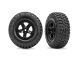 Traxxas BFGoodrich T/A KM2 Reifen auf  Felgen schwarz (2) hinten v/h TRX5878-BLK