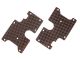Serpent Querlenkereinsatz Carbon hinten unten # SRX8/SRX8E
