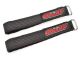 Team Corally Pro Battery Straps - 300x20mm Metal Buckle - Silicone Anti-Slip Strings - Black