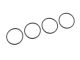 Team Corally - O-Ring - Gummi - 14x1mm - 4 Stück 