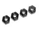Team Corally - Rad-Sechskant-Adapter - Aluminium - 4 Stück.