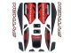 Team Corally - Karosserie-Abziehbilderbogen - Python XP 6S - 2021 - 1 Stück
