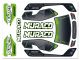 Team Corally - Karosserie-Abziehbilderbogen - Muraco XP 6S - 1 Stück
