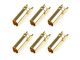 Team Corally Bullit Connector 3.5mm - Female Gold Plated - Ultra Low Resistance - 6 pcs
