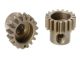 Team Corally - M0.6 Pinion - Short - Hardened Steel - 17 Teeth - Shaft Dia. 3.17mm