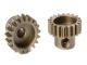Team Corally - M0.6 Pinion - Short - Hardened Steel - 19 Teeth - Shaft Dia. 3.17mm C-71619