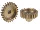 Team Corally - M1.0 Pinion - Short - Hardened Steel - 24 Teeth - Shaft Dia. ø5mm