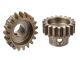 Team Corally - M1.0 Pinion – Short Wide Teeth – Hardened Steel - 19 Teeth - Shaft Dia. 8mm
