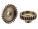 Team Corally - M1.0 Pinion – Short Wide Teeth – Hardened Steel - 27 Teeth - Shaft Dia. 8mm