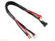 Team Corally Charge/Balance Lead - T-Plug 4S Charger 6S XH Connector - 4S XH Connector - 14