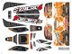 Team Corally SYNCRO 4-Decal sheet Orange-(1)