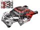Team Corally - Kagama 4 - Body painted and cut - Red - 1pc
