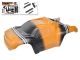 Team Corally Polycarbonate Body - Punisher XD - Painted - Cut - Decals - Orange 1:12