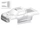 Team Corally Polycarbonate Body - Furago XD - Clear - Cut - Decals - 1:12