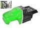 Team Corally Polycarbonate Body - Furago XD - Painted - Cut - Decals - Green Color 1:12