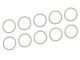Team Corally - Steel Metric Shim - 10x12x0,2mm - 10 pcs C-3301-10-12-02