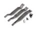 Traxxas Akkustreben-Set schiefergrau VX3 4x4 (für TRX6723 Chassis) TRX6726X-SLGRY