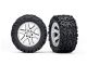 Traxxas Talon EXT Reifen auf RXT 2.8 Felgen satin chrom (2) 2WD vorne/4x4 v/h (TSM rated) TRX6773R