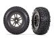 Traxxas SCT Reifen auf SCT Felge grau (2) 2WD hinten, 4WD v/h (TSM rated) TRX6964