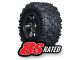 TRX7772X Traxxas Tires & wheels, assembled, glued (left & right) (2)