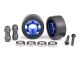 Traxxas Komplettrad für Wheelie bar 6061-T6  Alu blau (2) X-Maxx, XRT, Maxx TRX7775X