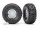 Traxxas Canyon Trail 4.6x1.9 Reifen auf Felgen chrom Radkappen TRX8166