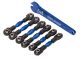 Traxxas L/R Vorspur- und Sturzstangen Set Alu blau TRX8341X