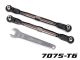Traxxas Vorspurstange 7075-T6 Alu rot vorne102mm TRX8547R