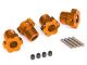 Traxxas Radmitnehmer Aluminium orange 17mm E-Revo 2.0, Sledge, Maxx TRX8654A