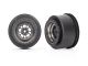 Traxxas Weld Racing Felgen satin  schwarz-chrom hinten (2) TRX9473A