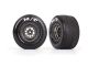 Traxxas Mickey Thompson ET auf Felge satin schwarz-chrom hinten (2) TRX9475A
