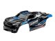 Traxxas Karosserie Sledge blau mit Aufkleber  & Clipless-System TRX9511A