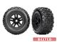 Traxxas Slegdehammer BELTED Reifen auf  3.8 Felge schwarz 17mm (2) TRX9573