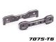 Traxxas Querlenker-Halter 7075-T6  Aluminium dunkel-titan vorne TRX9629A