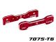 Traxxas Querlenker-Halter 7075-T6  Aluminium rot vorne TRX9629R