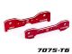 Traxxas Querlenker-Halter 7075-T6  Aluminium rot hinten TRX9630R
