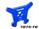 Traxxas Dämpferbrücke 7075-T6 Aluminium  blau hinten TRX9638