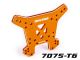 Traxxas Dämpferbrücke 7075-T6 Aluminium  orange hinten TRX9638T