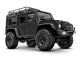 Traxxas TRX-4M Land Rover Defender Mini RC Crawler 1:18 in Schwarz, offroad-fähiger Mini Geländewagen mit 2.4GHz Fernsteuerung