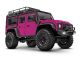 Traxxas TRX-4M Land Rover Defender Mini RC Crawler 1:18 in Pink, Offroad RC Auto mit LiPo Akku und Fernsteuerung