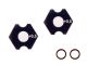 Mugen MTC3 Aluminium Radmitnehmer +0,5mm (2) A2250/+05