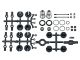 Mugen MSX1 Stoßdämpfer-Set hinten  B3505
