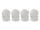 Mugen MSX1 4WD-Felgen vorne 2,2in, 12-mm-Sechskant, weiß, 8 Stück B3901W/8