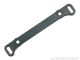 Mugen Lenkungplatte MBX-7 Aluminium # 4 Loch, E2312