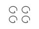 Serpent DJC spring (4) SRX8 SRX8 (SER601342) 601342