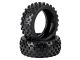 Schumacher 1:8 Stagger Rib - gelb Offroad Reifen (2)