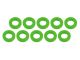 Ultimate RC Grün Aluminium 3x6x1mm Unterlegscheibe (10)