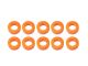 UR1506-G Ultimate RC Orange-Gold Aluminium 3x6x2mm Unterlegscheibe (10)