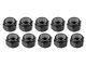 Ultimate RC 4mm Schwarz Aluminium Stoppmutter selbstsichernd (10)